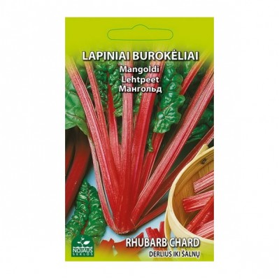 Lapiniai burokėliai (mangoldai) RHUBARB CHARD